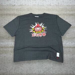 Vintage Y2K Mindlabs Ecko Skater Shirt Mens XL Grey Short Sleeve Shirt